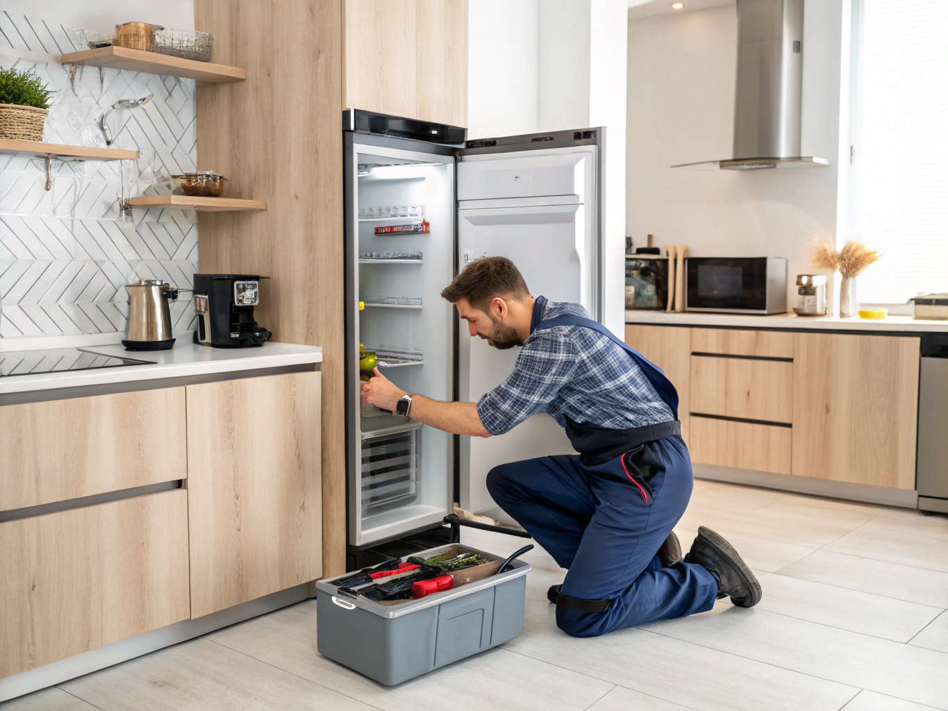 Restaurant food prep table refrigeration repair